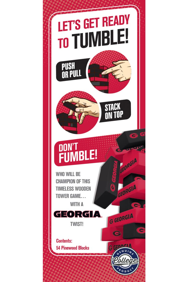 Georgia Bulldogs Tumble Tower, Alternate, color, Multicolor