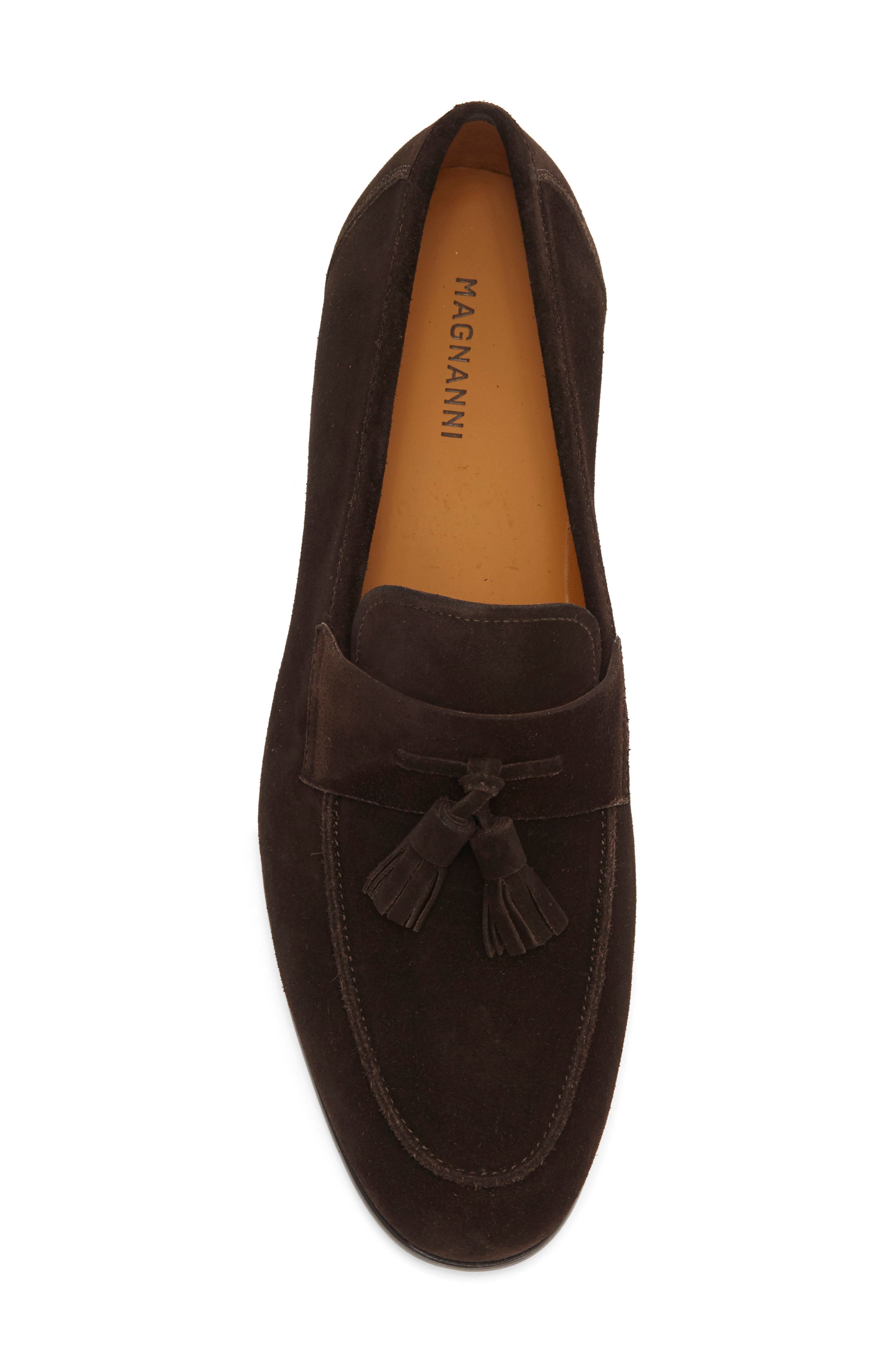 Tavarez Tassel Loafer, Alternate, color, BROWN SUEDE