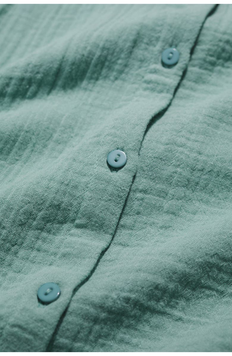 Seasalt Cornwall Shore Patch Organic Cotton Button-Up Top, Alternate, color, Sardine