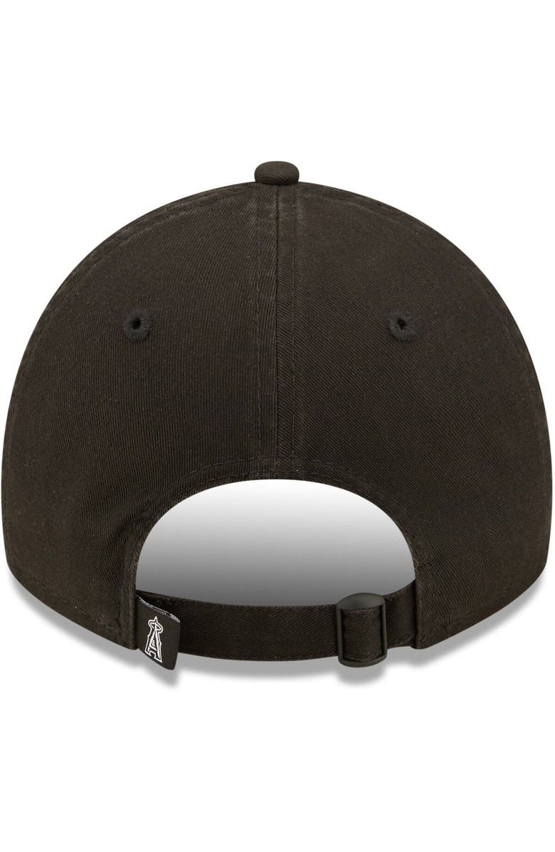 New Era Women's New Era Los Angeles Angels Black on Black Core Classic II 9TWENTY Adjustable Hat, Alternate, color, 