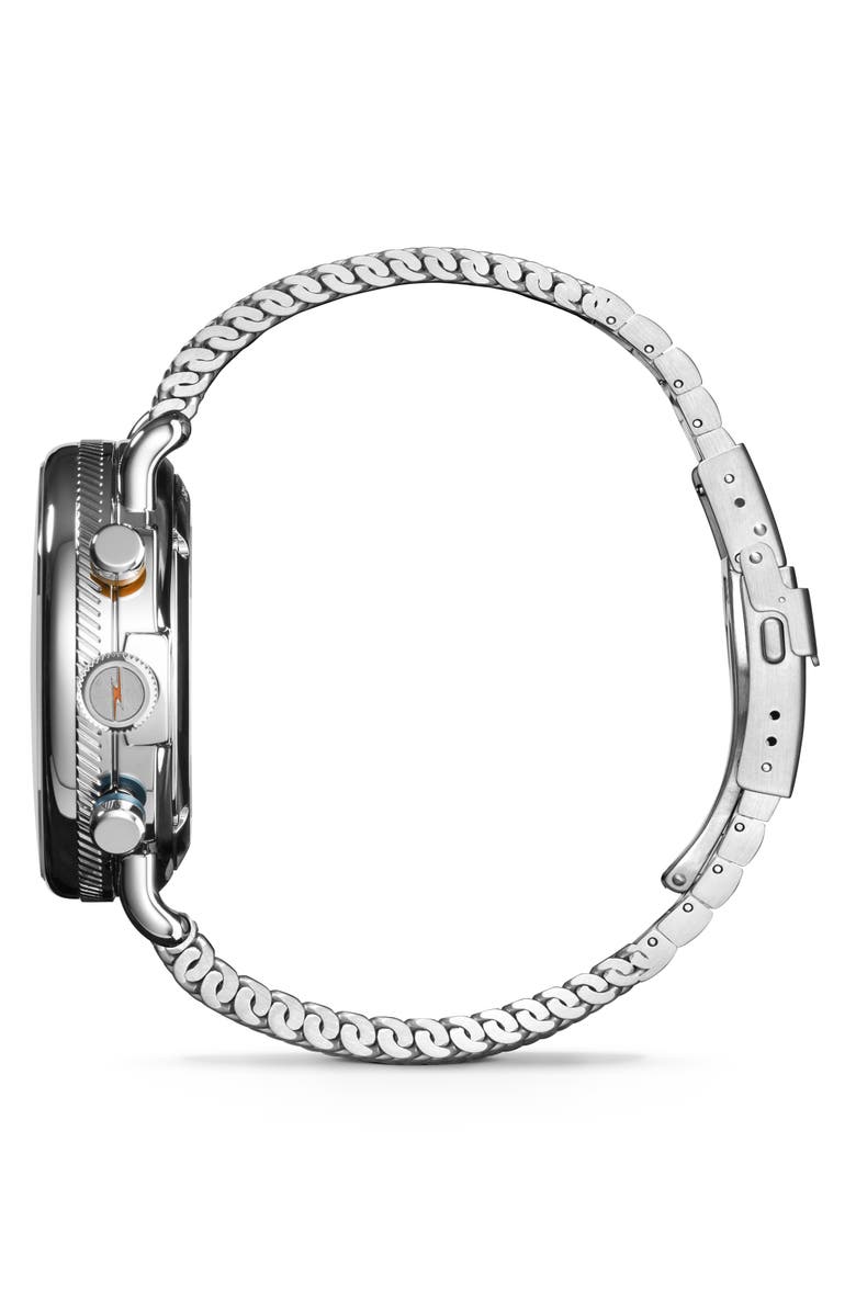 Shinola Canfield Speedway Open Road Automatic Chronograph Mesh Strap Watch, 44mm, Alternate, color, 