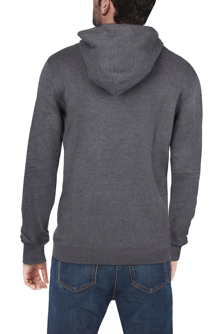 Core Knit Pullover Hoodie, Alternate, color, CHARCOAL