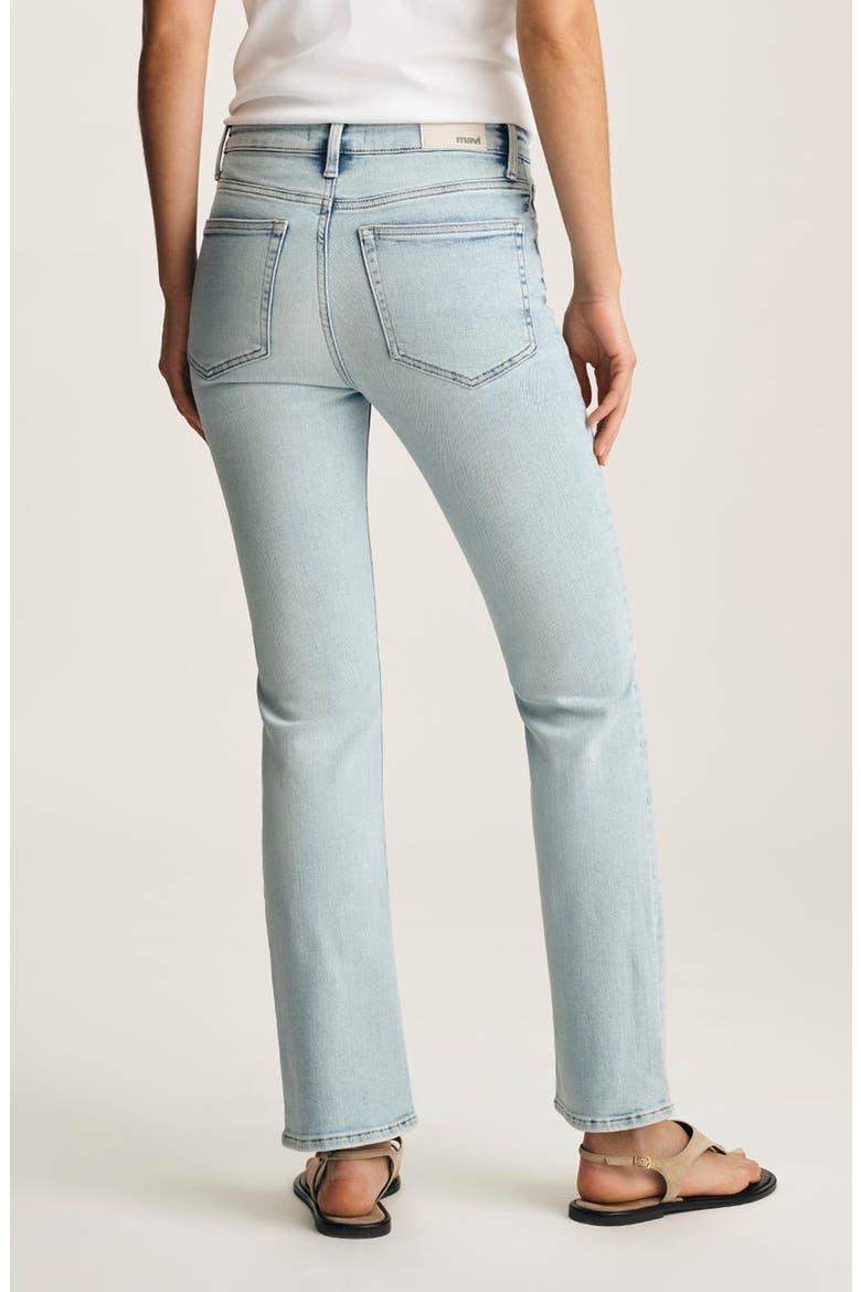 Kendra High Waist Straight Leg Jeans, Alternate, color, ICE BRUSHED TRIBECA