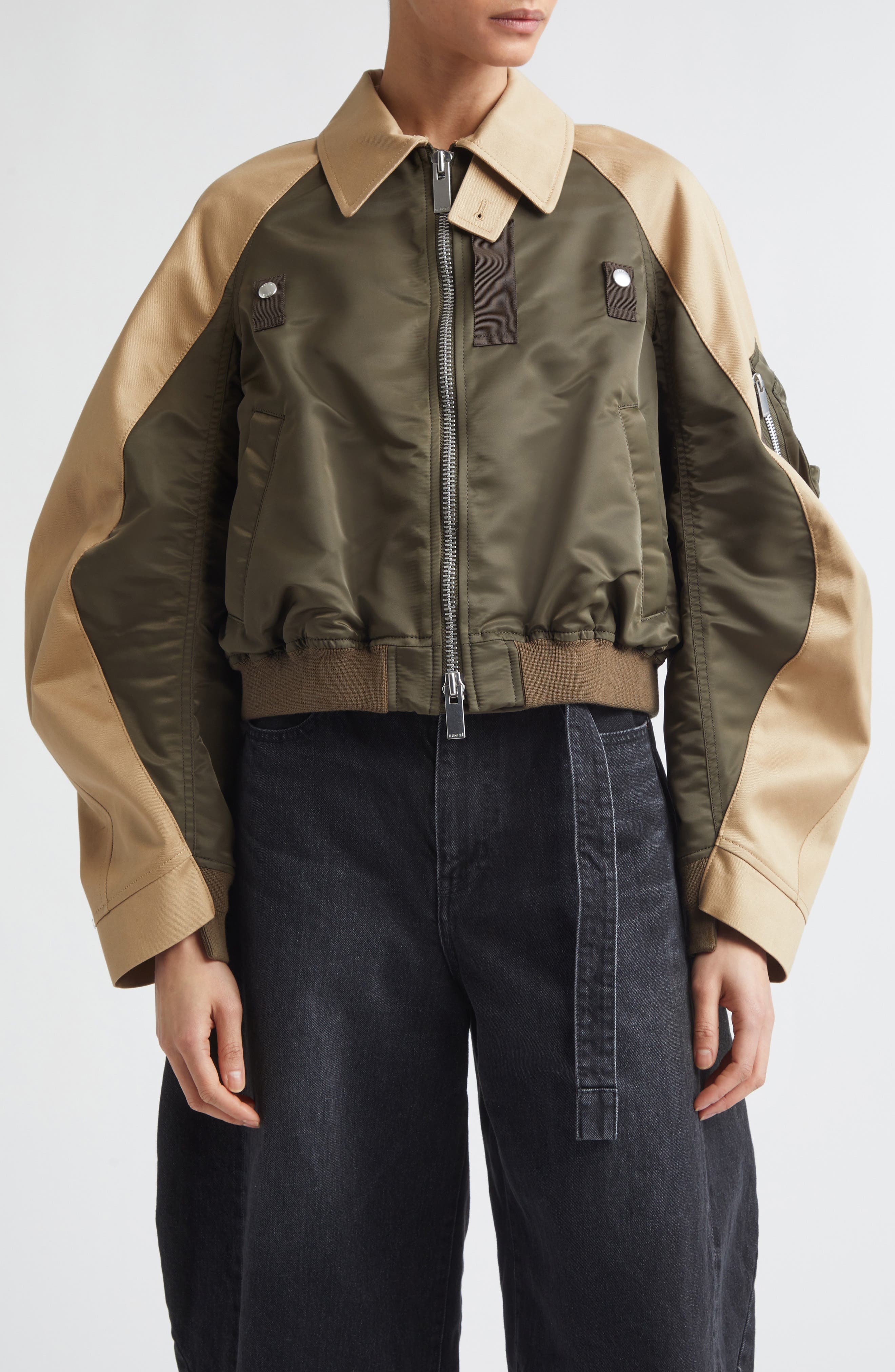 Cotton Chino x Nylon Twill Jacket - image 5