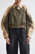 Sacai Cotton Chino x Nylon Twill Jacket