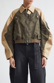 Sacai Cotton Chino x Nylon Twill Jacket