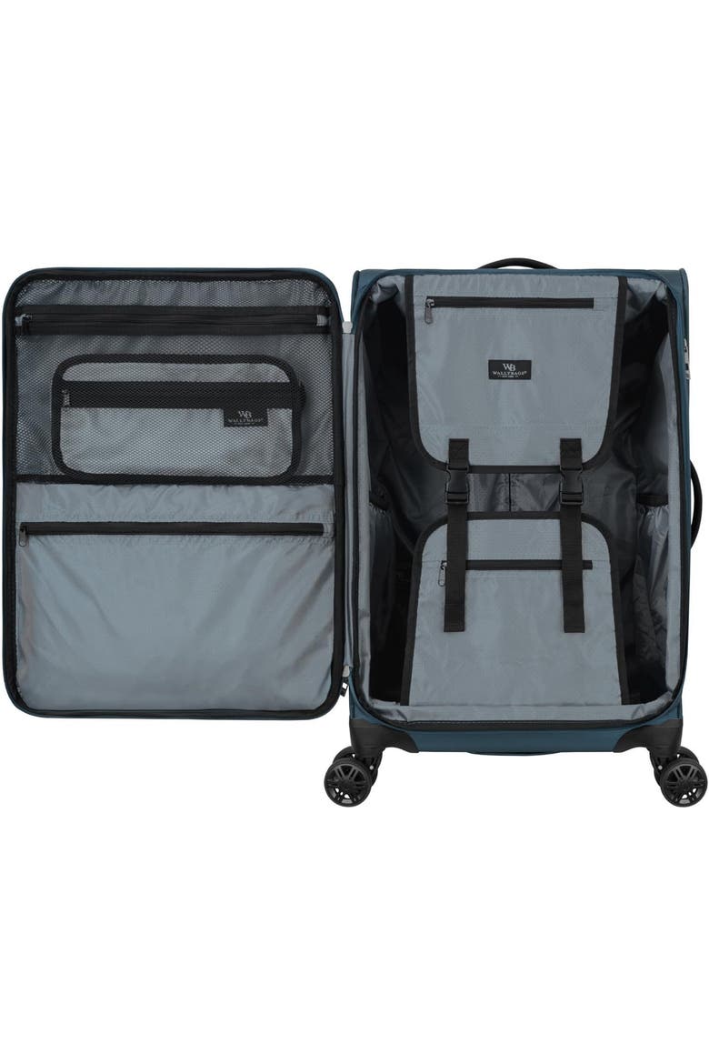 Stratford Softside 20" Carry On Spinner Luggage, Alternate, color, Teal