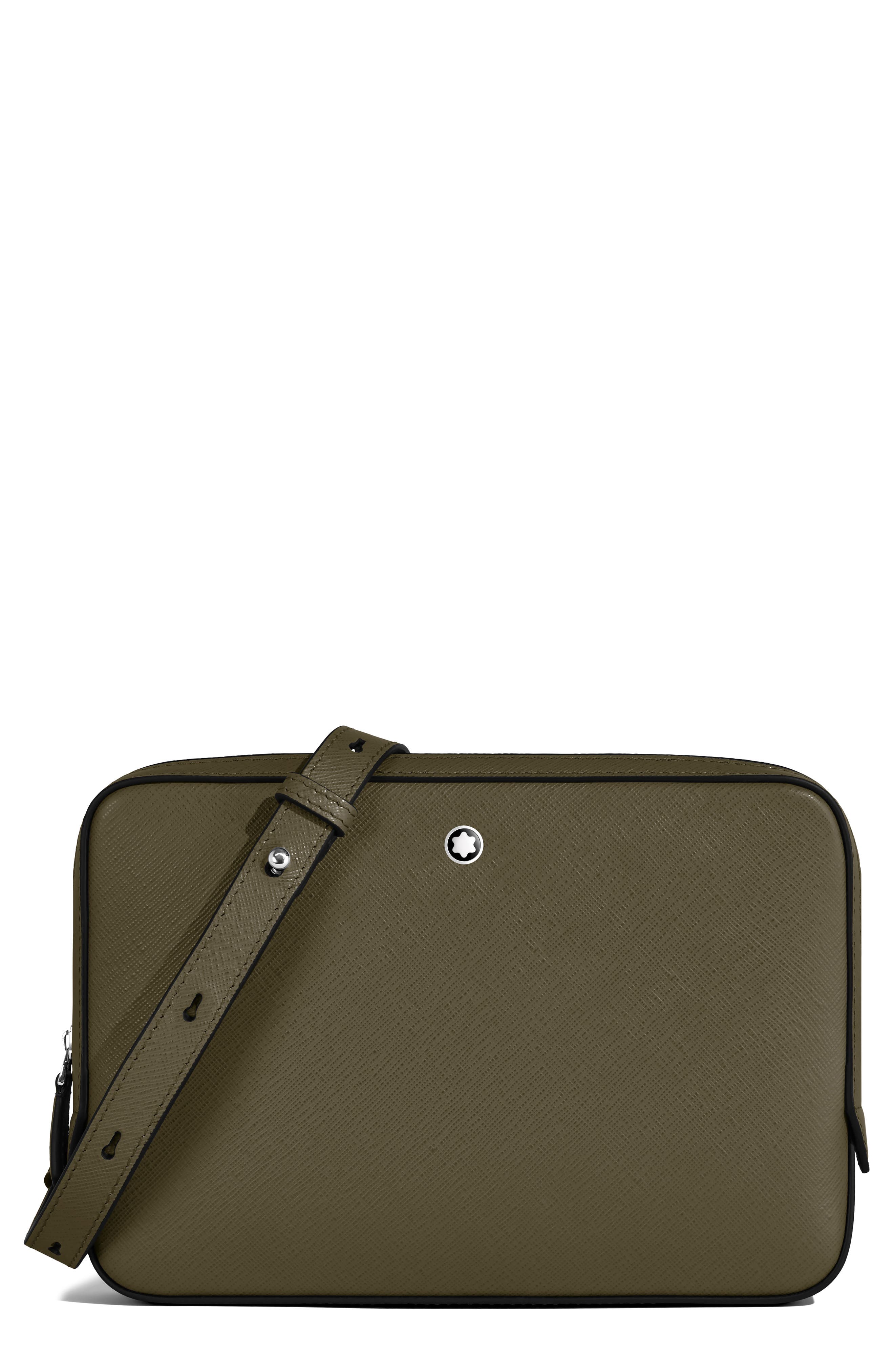 Montblanc Sartorial Small Leather Crossbody Bag, Main, color, 