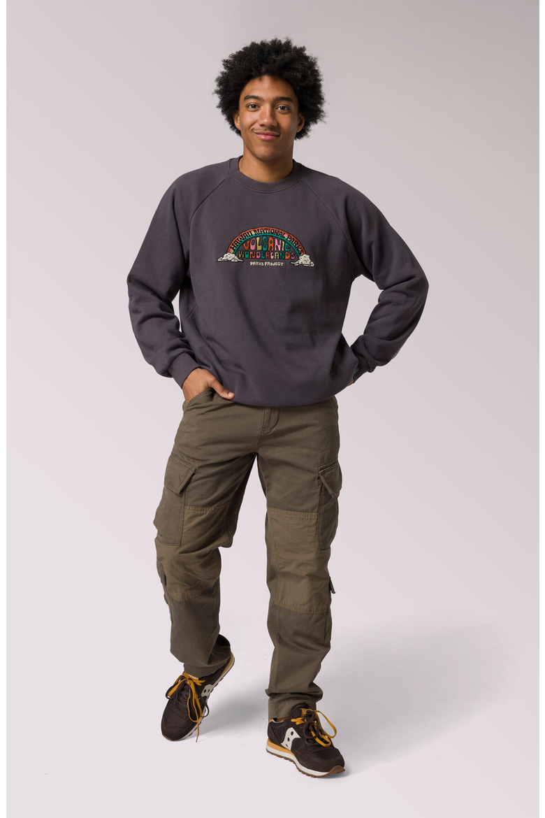 Hawai'i Geological Wonderlands Crew Sweatshirt, Alternate, color, Graphite
