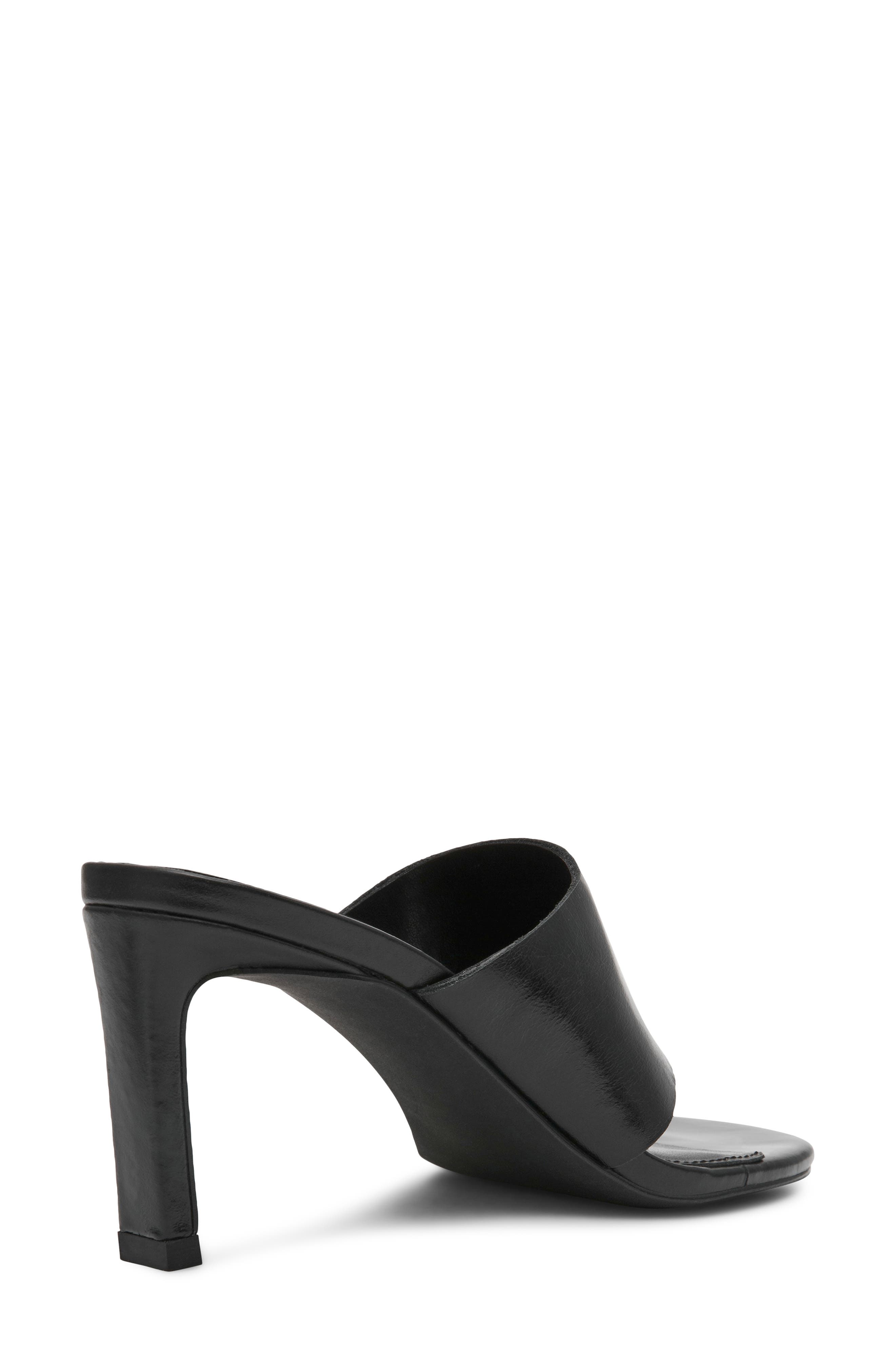 Steve Madden Valentin Slide Sandal, Alternate, color, Black Leather