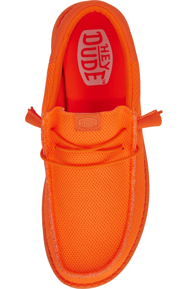 Hey Dude Wally Funk Mono Nora Slip-On Shoe, Alternate, color, Neon Orange