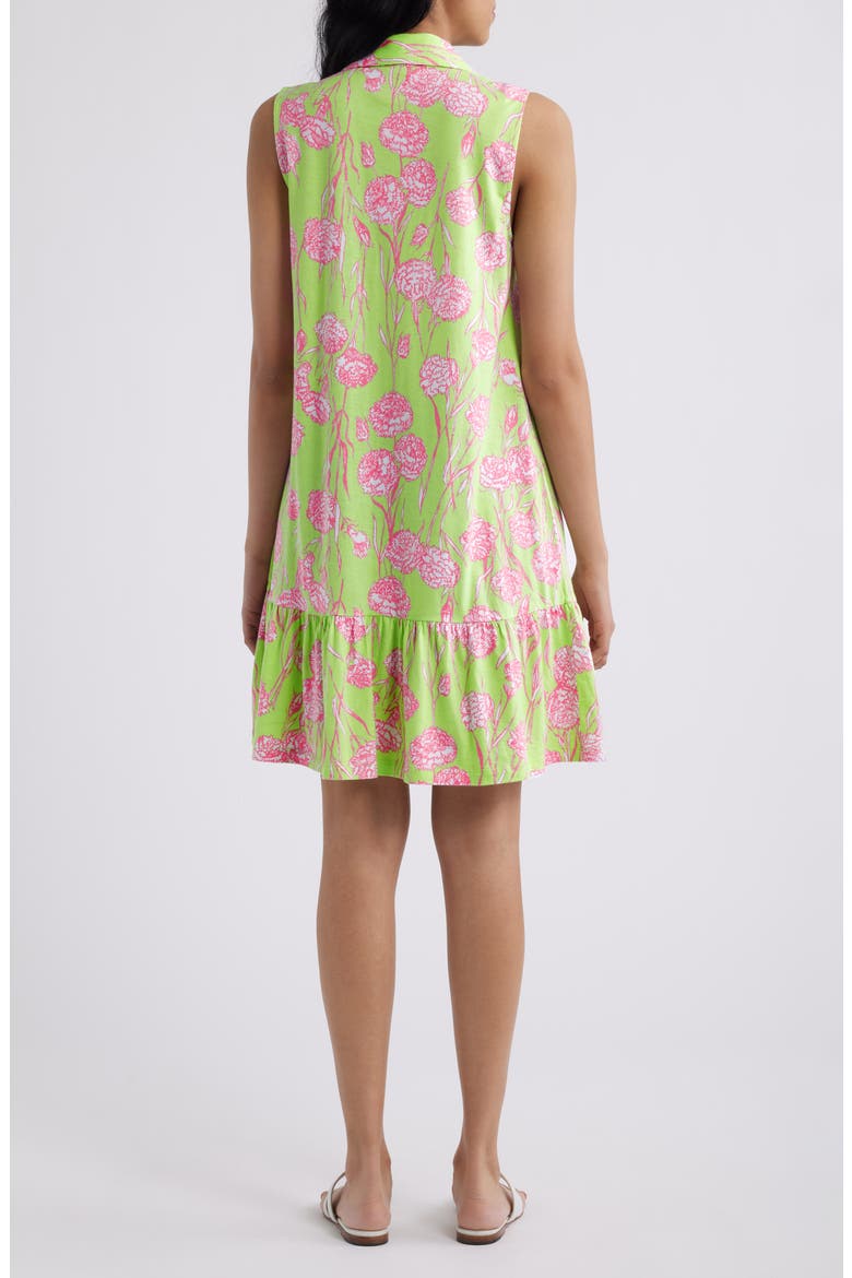 Riegan Floral Print Sleeveless Dress, Alternate, color, PISTACHIO MACARON ALINA