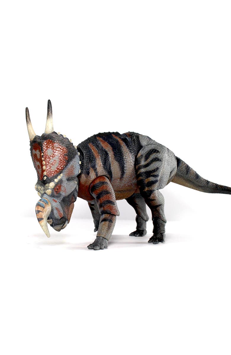 Beasts of the Mesozoic Einiosaurus Procurvicornis 1 to 18th Scale Dinosaur Figure, Alternate, color, Multicolored