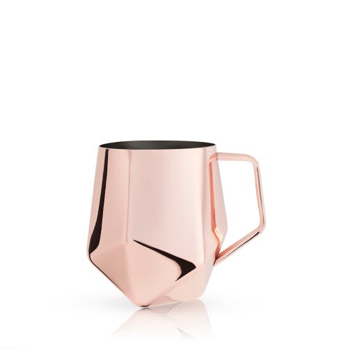 Viski Seneca Faceted Moscow Mule Mug In Copper