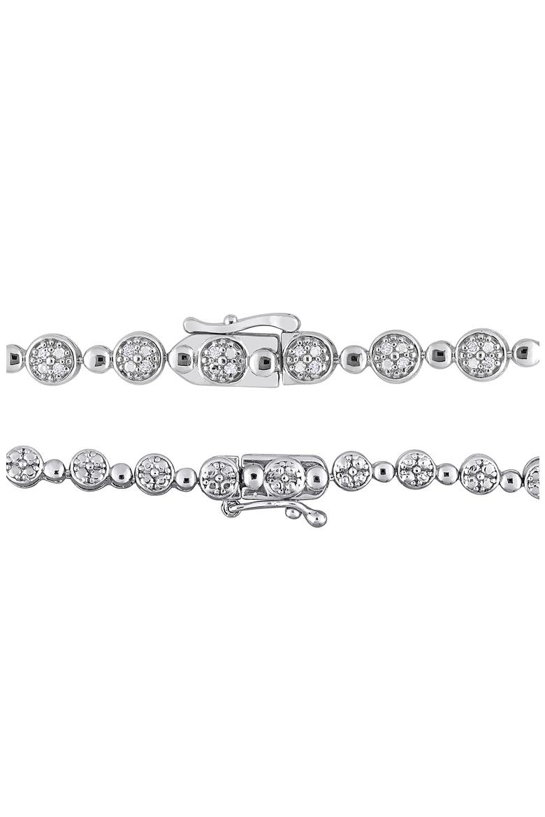 Diamond Tennis Necklace & Bracelet Set - 1.5ct., Alternate, color, WHITE