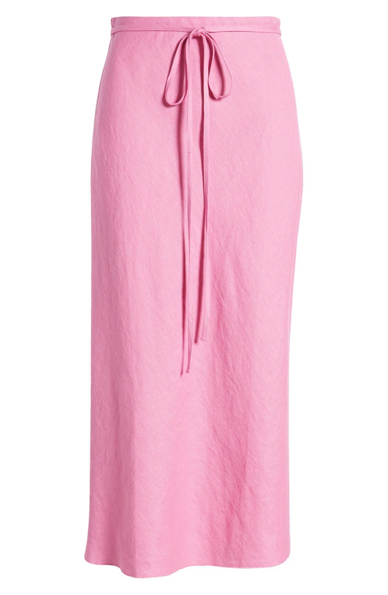 & Other Stories Drawstring Linen Skirt, Alternate, color,