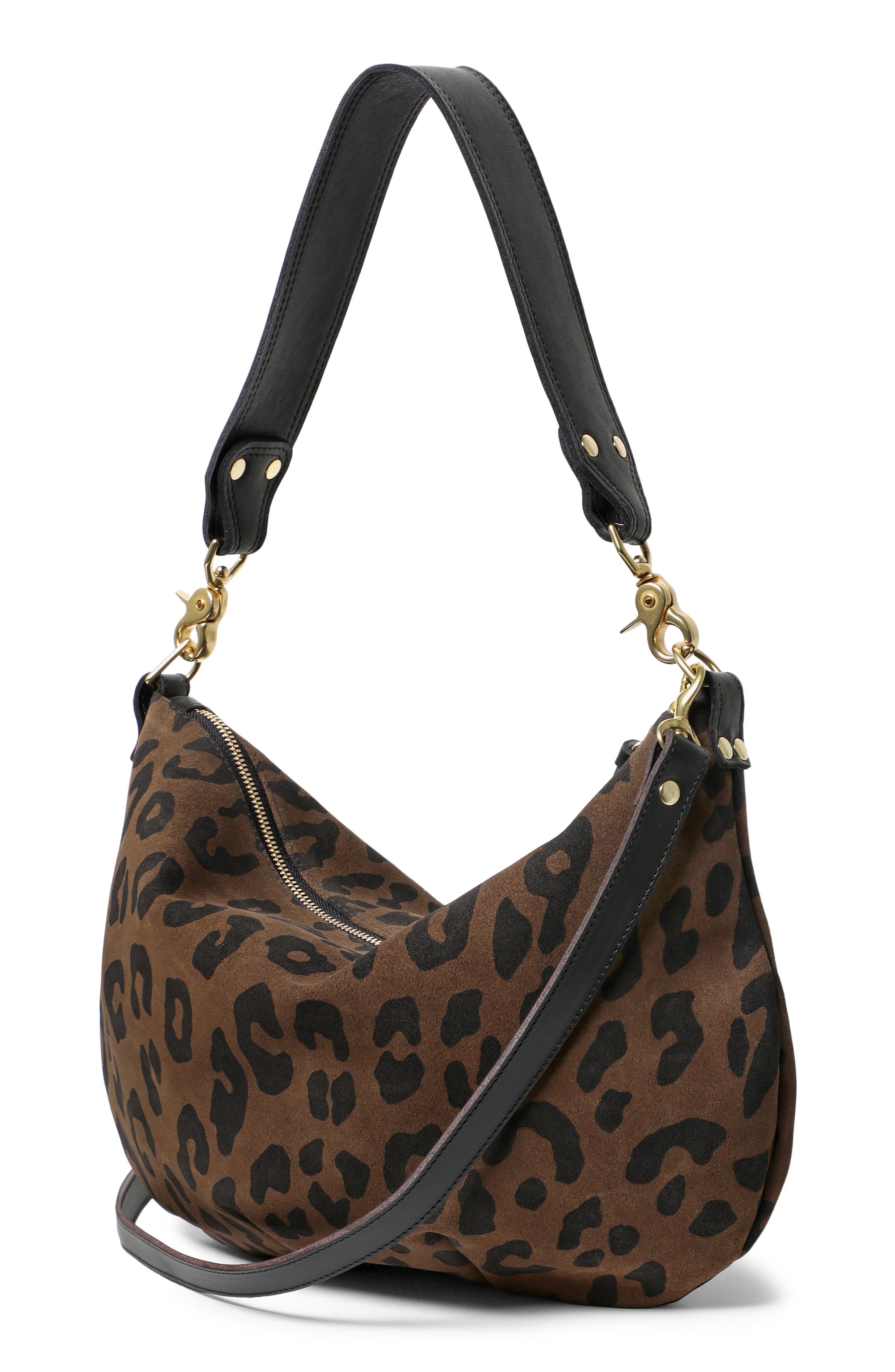 Clare V. Moyen Suede Messenger Bag, Alternate, color, 