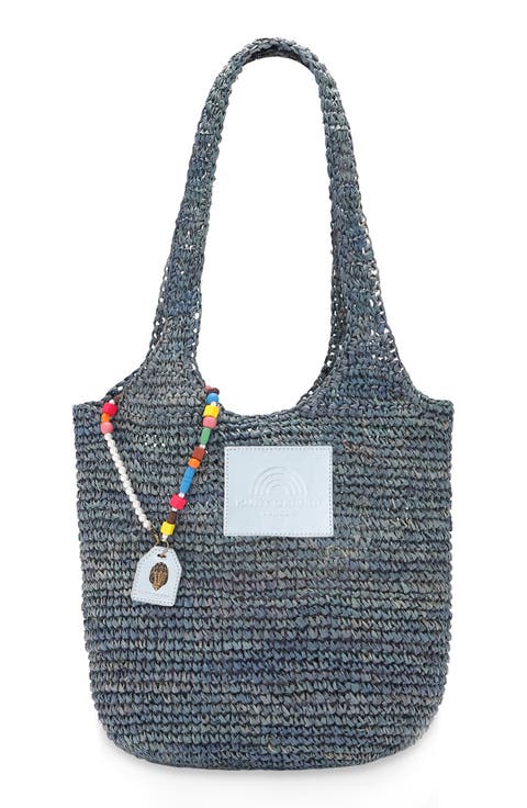 Raffia Hobo Bag