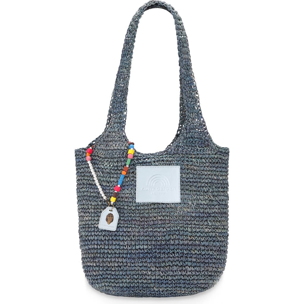KURT GEIGER KURT GEIGER LONDON RAFFIA HOBO BAG