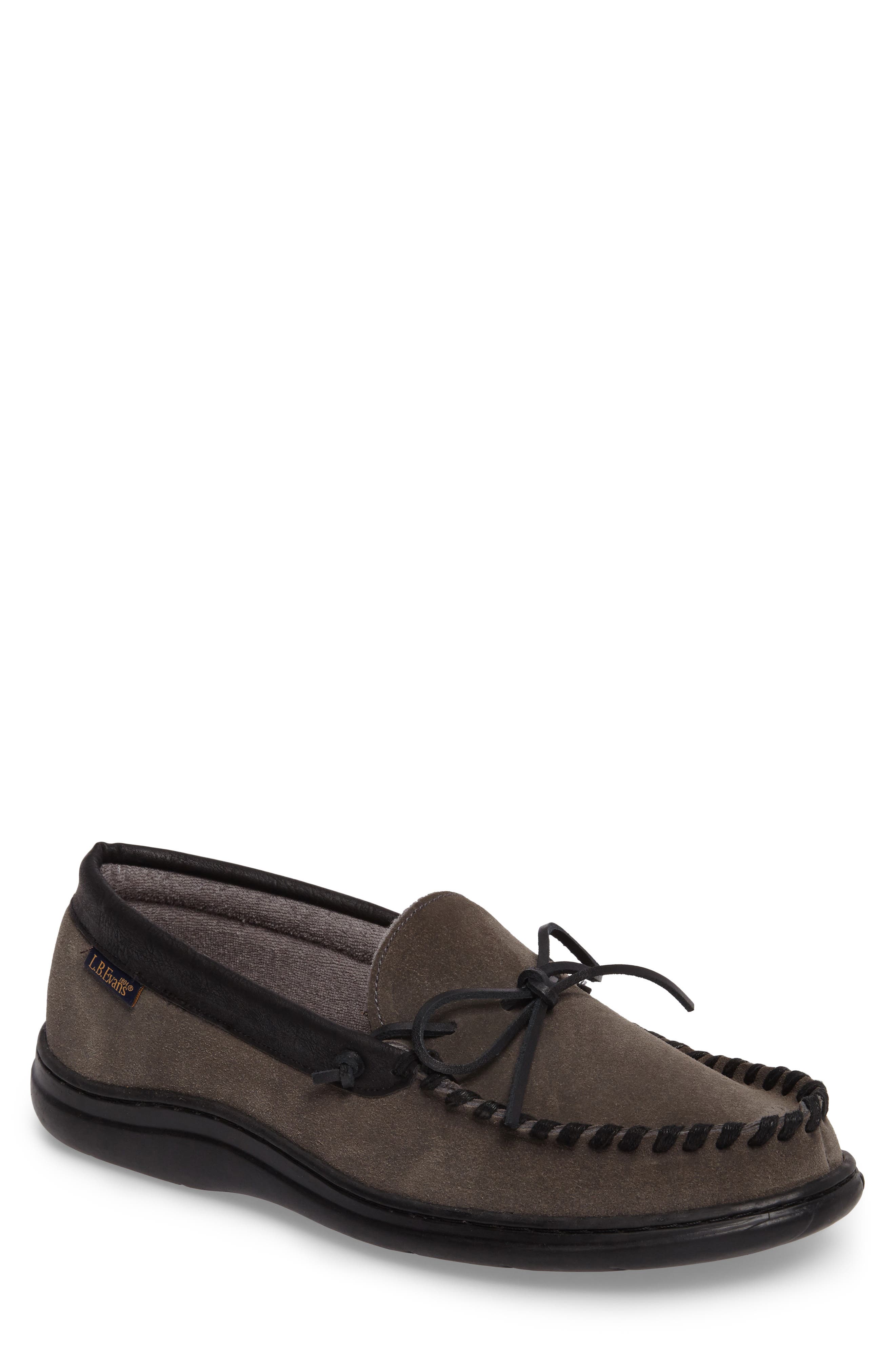 Atlin Water Resistant Driving Shoe, Main, color, GREY SUEDE