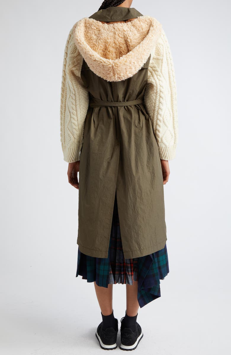 Tao Comme des Garçons Mixed Media Jacket, Alternate, color, 