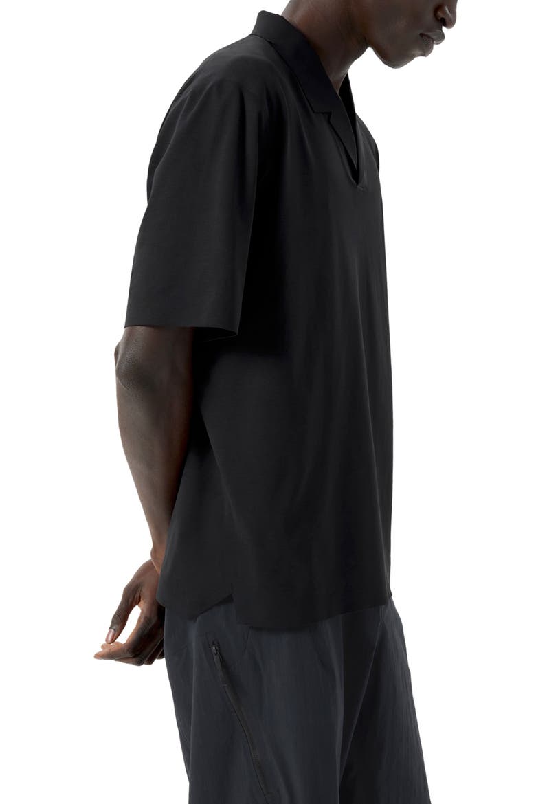 Metron Performance Polo, Alternate, color, BLACK