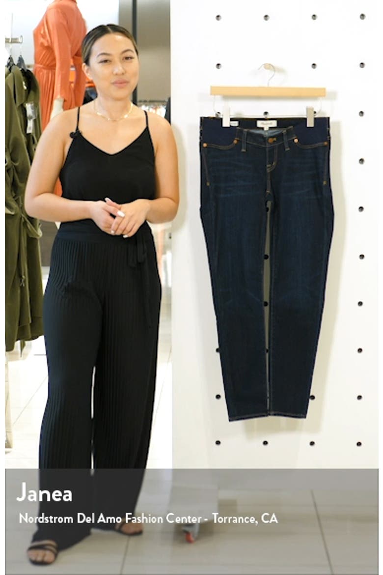 Maternity Side-Panel Skinny Jeans Adjustable Tencel® Lyocell Edition video