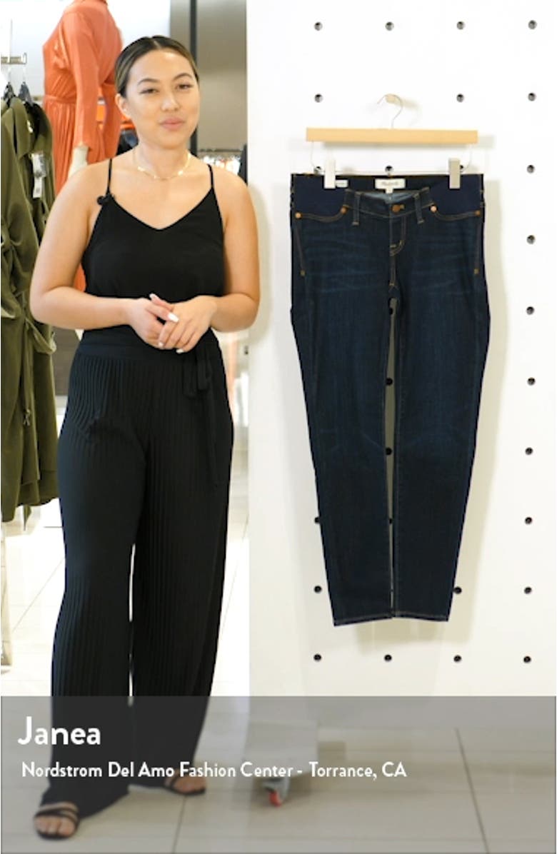 Maternity Side-Panel Skinny Jeans Adjustable Tencel<sup>®</sup> Lyocell Edition, sales video thumbnail