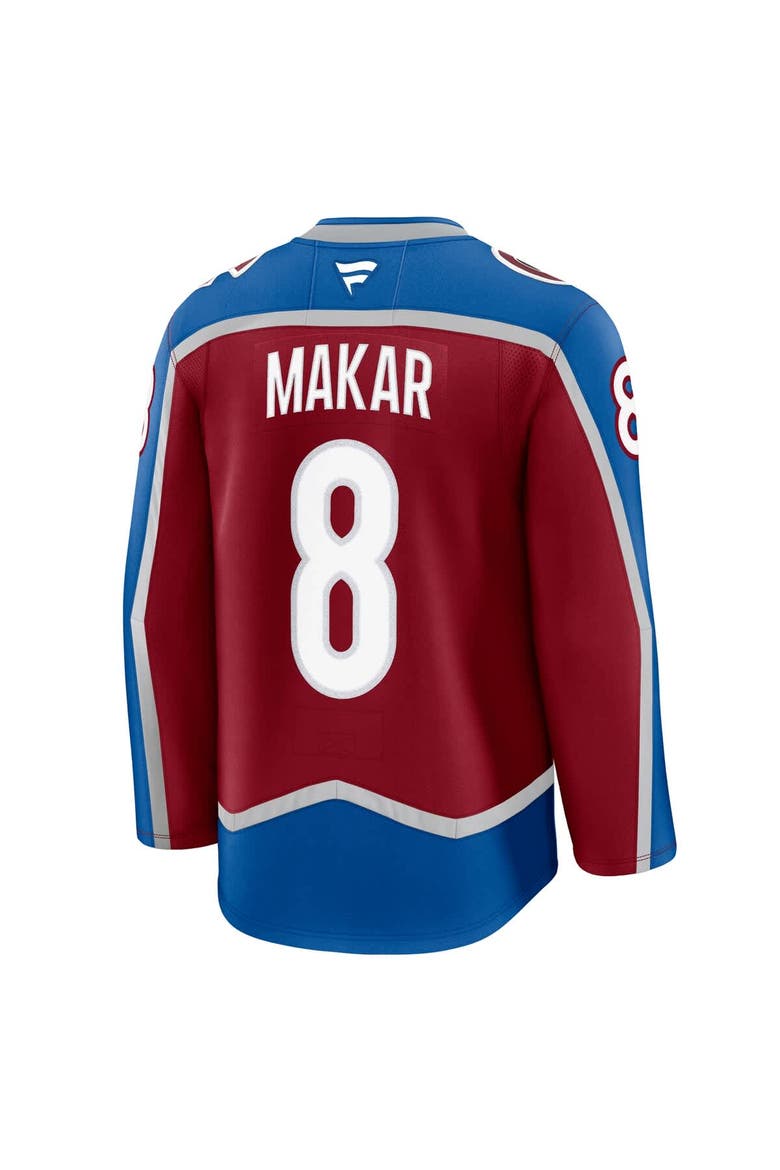 Men's Fanatics Cale Makar Burgundy Colorado Avalanche Home Premium Jersey, Alternate, color, Burgundy