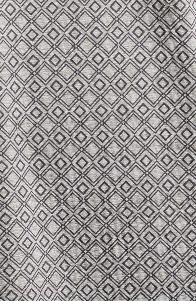 Johnston & Murphy XC4<sup>®</sup> + Cool Degree<sup>™</sup> Geo Print Performance Golf Polo, Alternate, color, Geo Diamonds/Gray