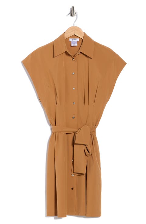 Tie Waist Shirtdress