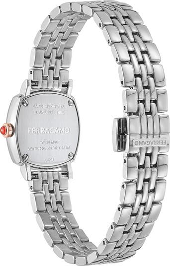 腕時計その他 Ferragamo Soft Square Bracelet Watch Ferragamo Womens Ferragamo Soft Square Watches | Direct Luxury