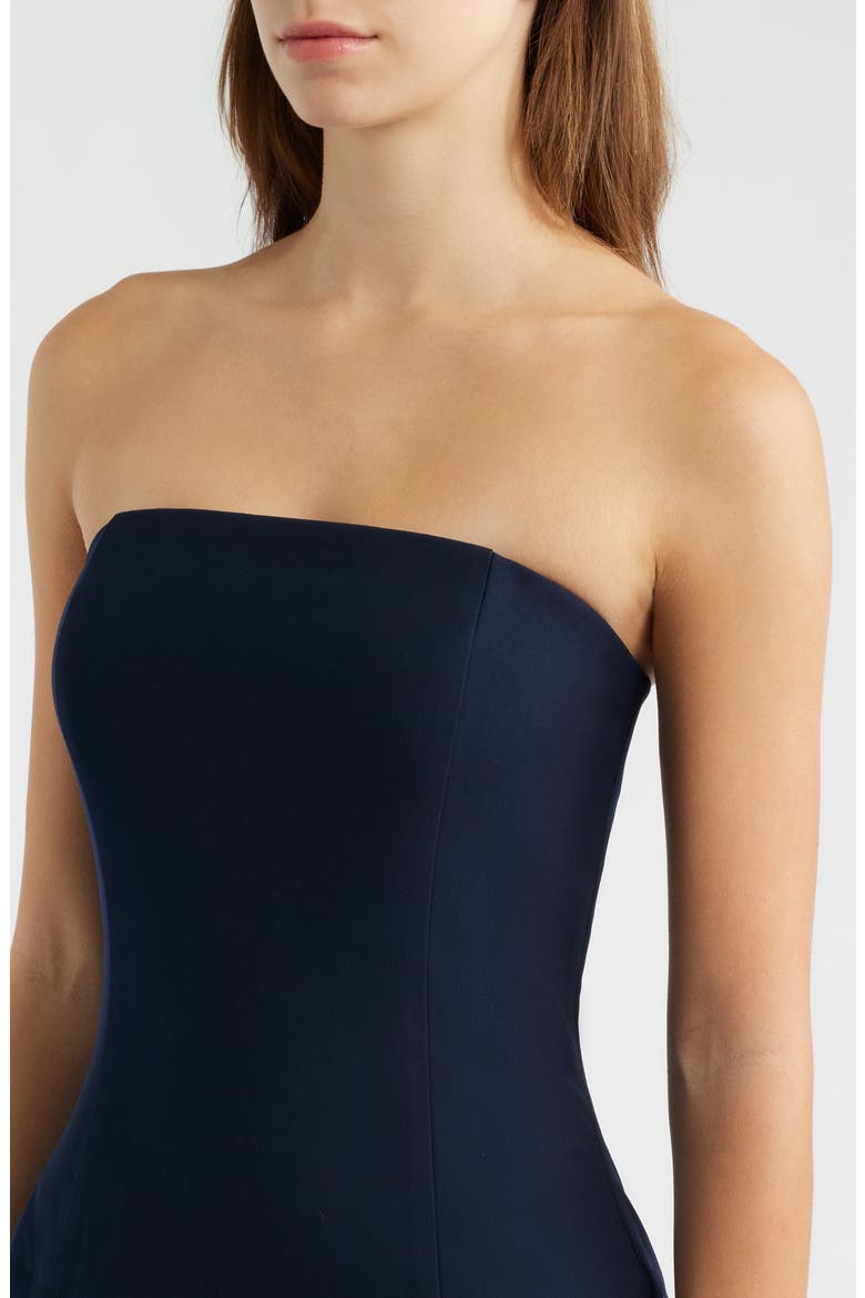 Lowen Strapless Wide Leg Jumpsuit, Alternate, color, NAVY