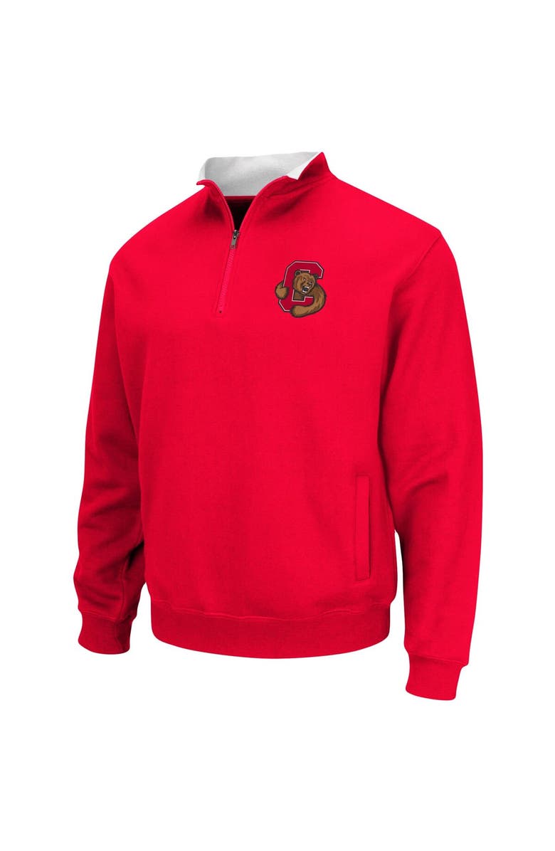 COLOSSEUM Men's Colosseum Red Cornell Big Red Tortugas Logo Quarter-Zip Jacket, Alternate, color, Red