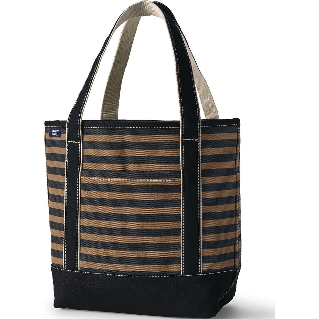 Lands' End Open Top Canvas Tote Bag