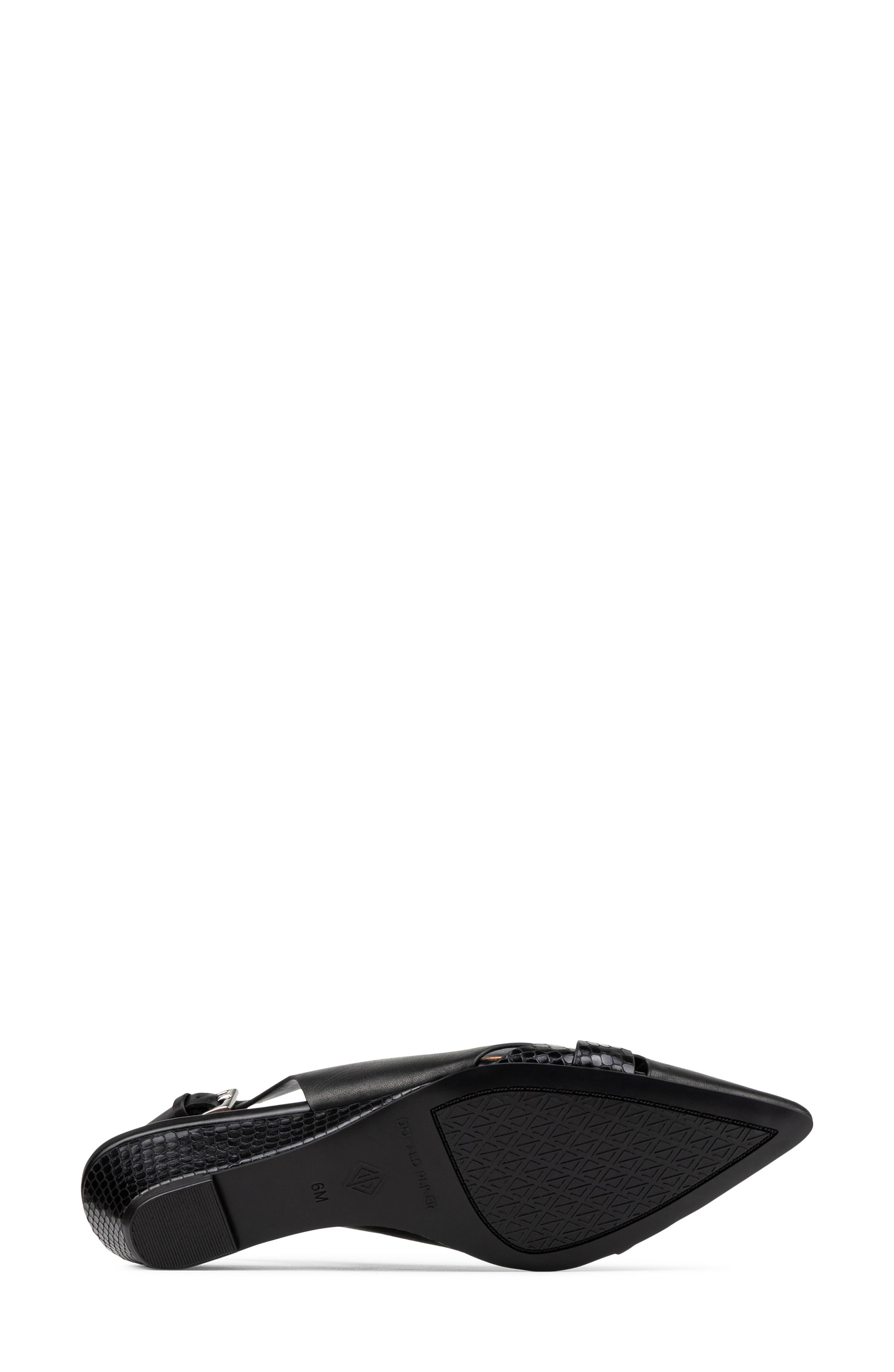 Donald Pliner Barbee Slingback Wedge Pump, Alternate, color, Black