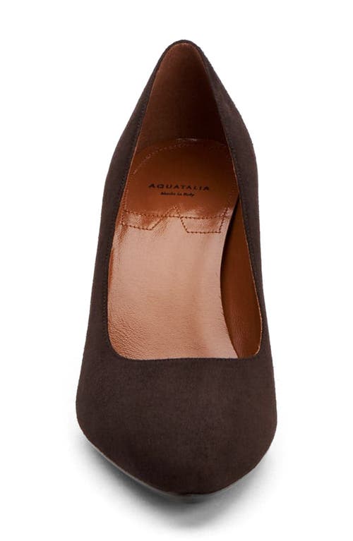 Aquatalia Peony Pointed Toe Pump In Espresso