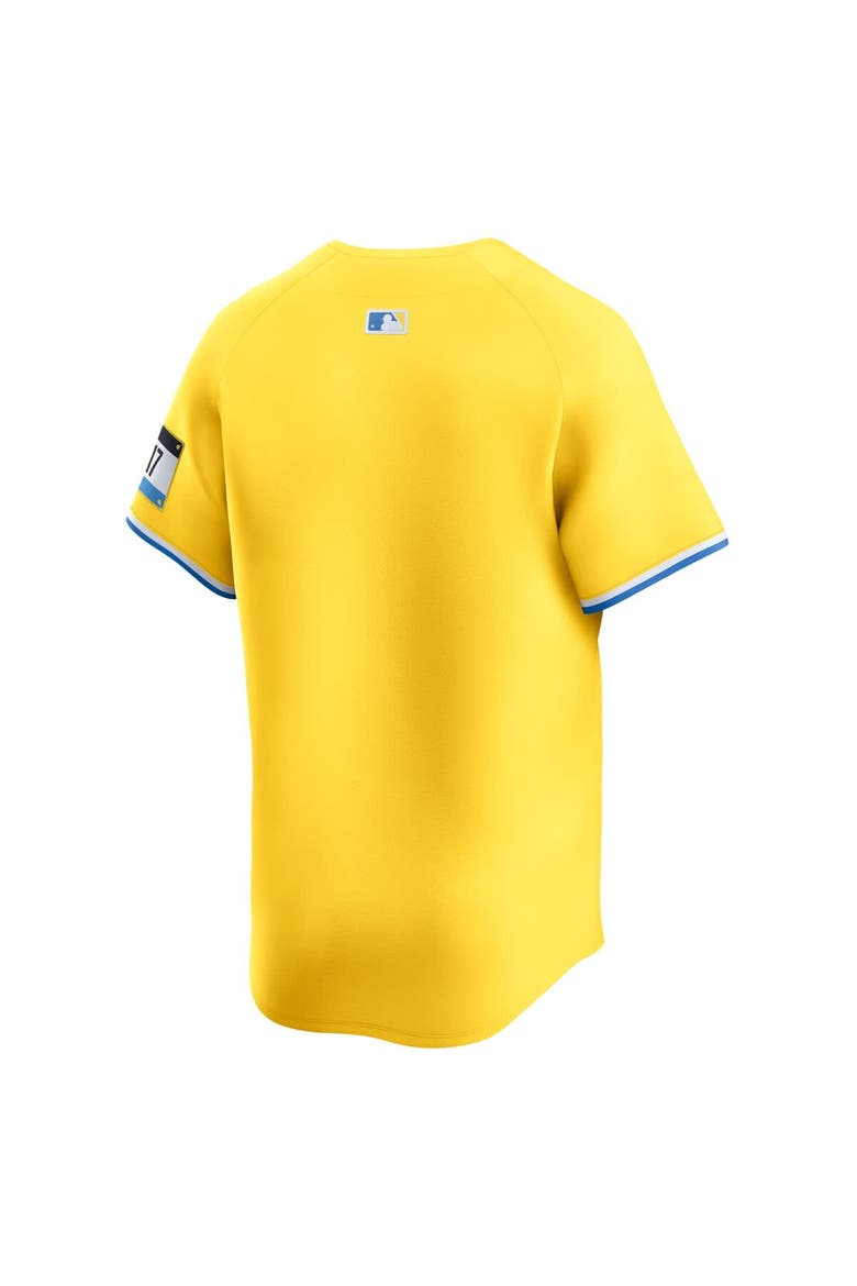 Men's Nike  Gold Boston Red Sox City Connect Limited Jersey, Alternate, color, Gold