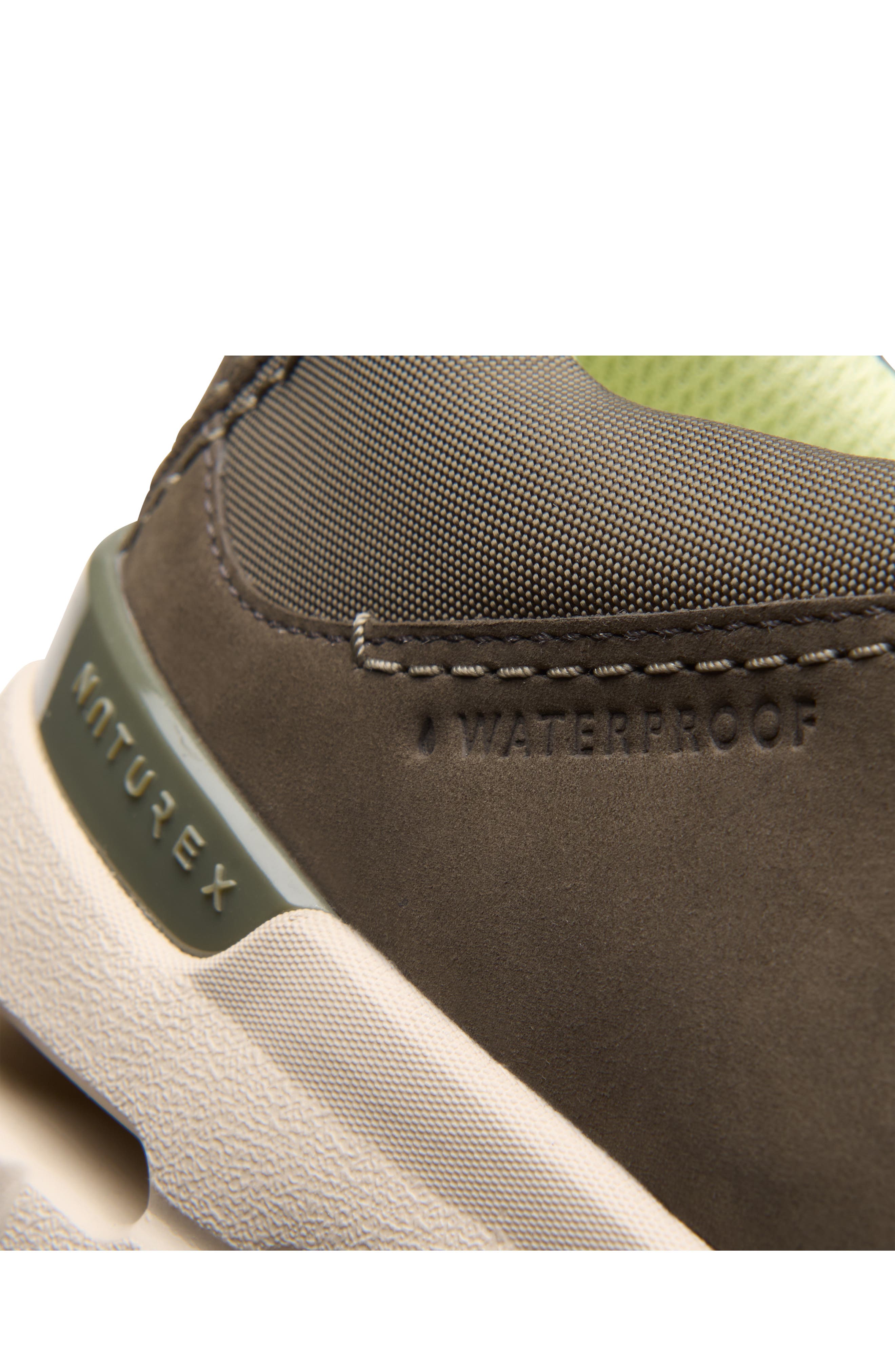 Clarks<sup>®</sup> Naturex Waterproof Slip-On Sneaker, Alternate, color, Mole Grey Nubuck