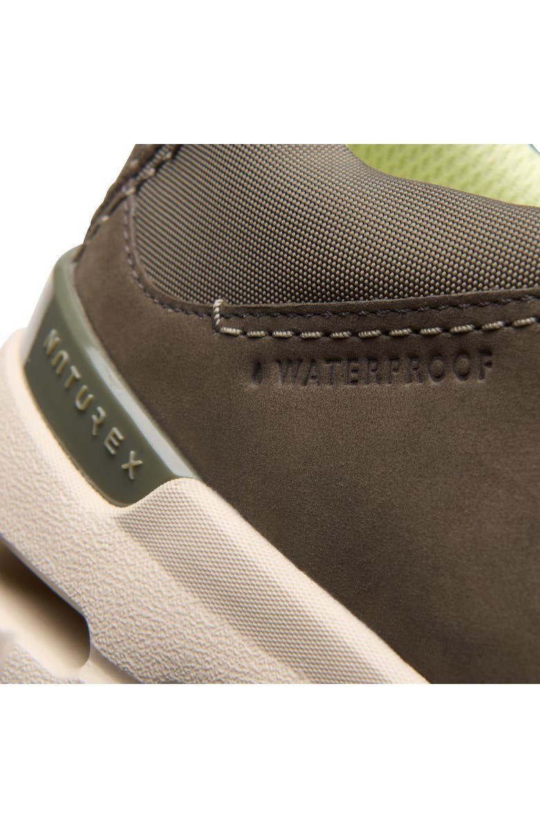 Clarks<sup>®</sup> Naturex Waterproof Slip-On Sneaker, Alternate, color, Mole Grey Nubuck