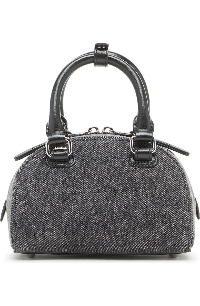 DIESEL<sup>®</sup> Mini 1DR Dome Denim Bowling Bag, Alternate, color, Black