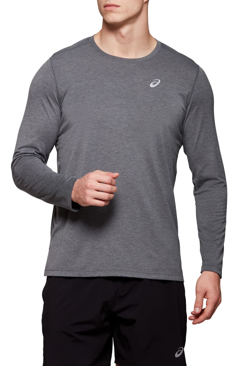 ASICS<sup>®</sup> Doarai Stretch Long Sleeve Running T-Shirt, Main, color,
