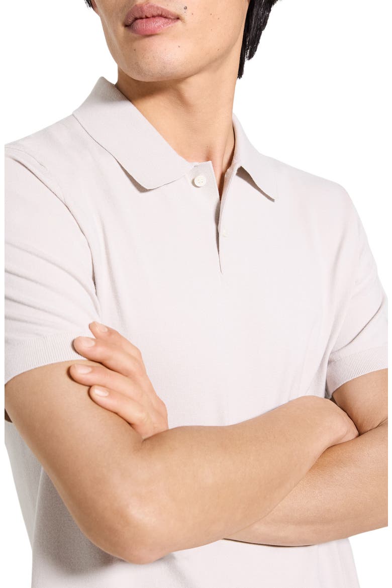 Soris Knit Polo, Alternate, color, SILVER CLOUD