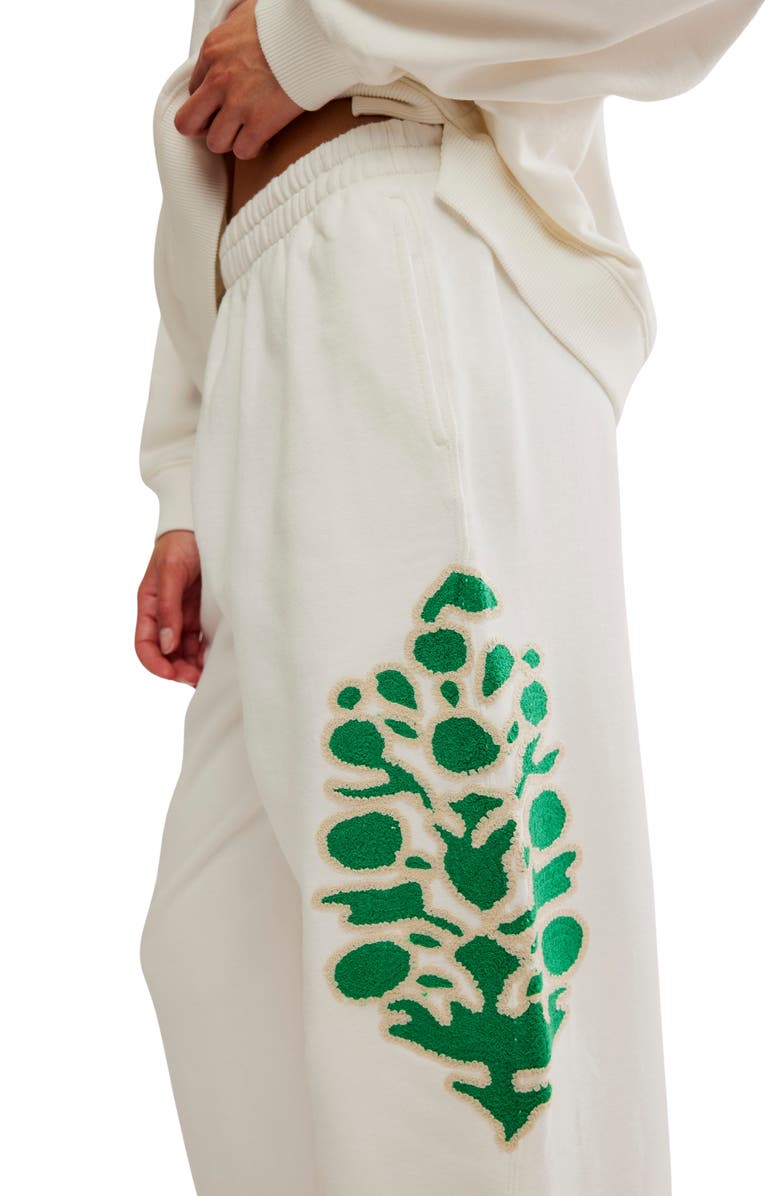 Free People All Star Embroidered Sweatpants, Alternate, color, 