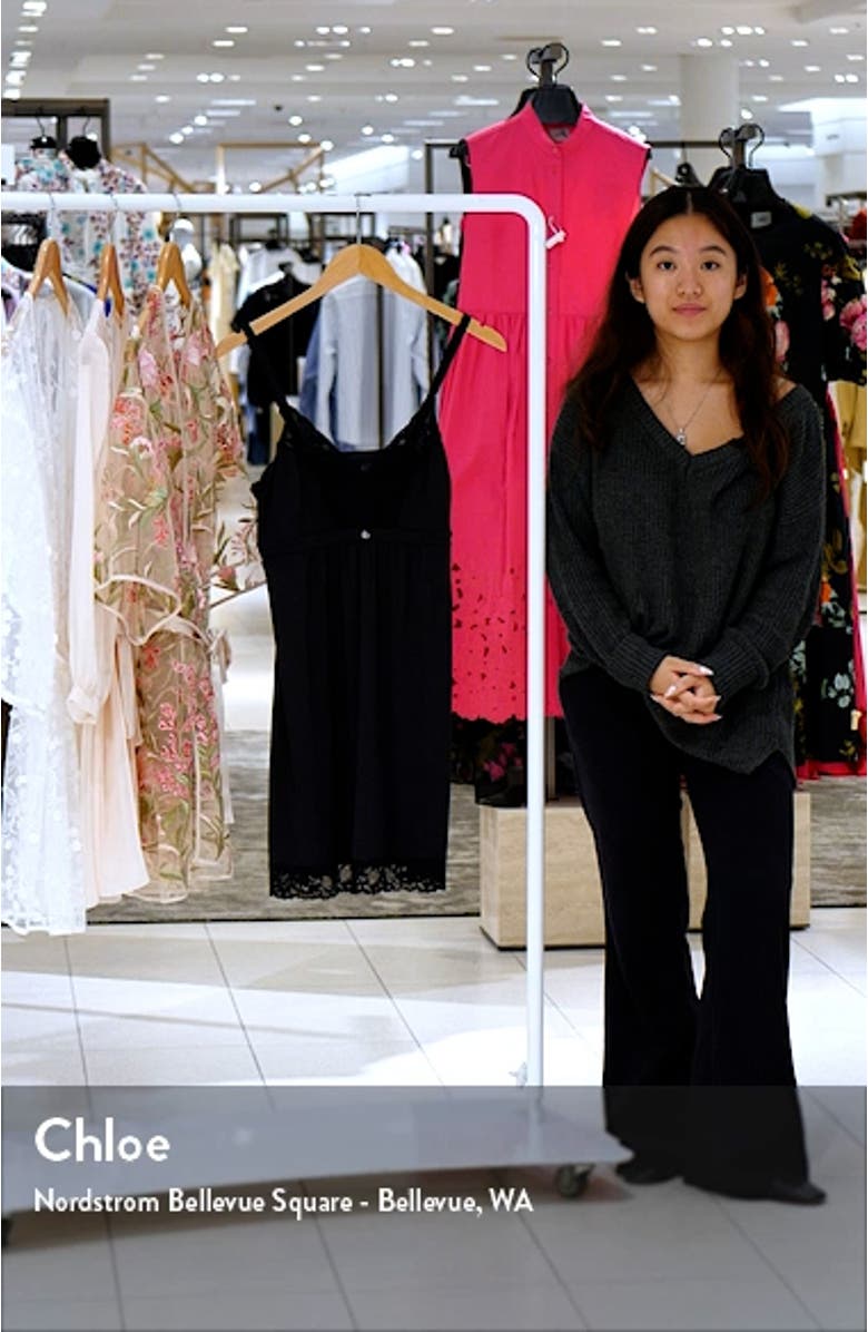 Lace Trim Full Bust Support Chemise, sales video thumbnail