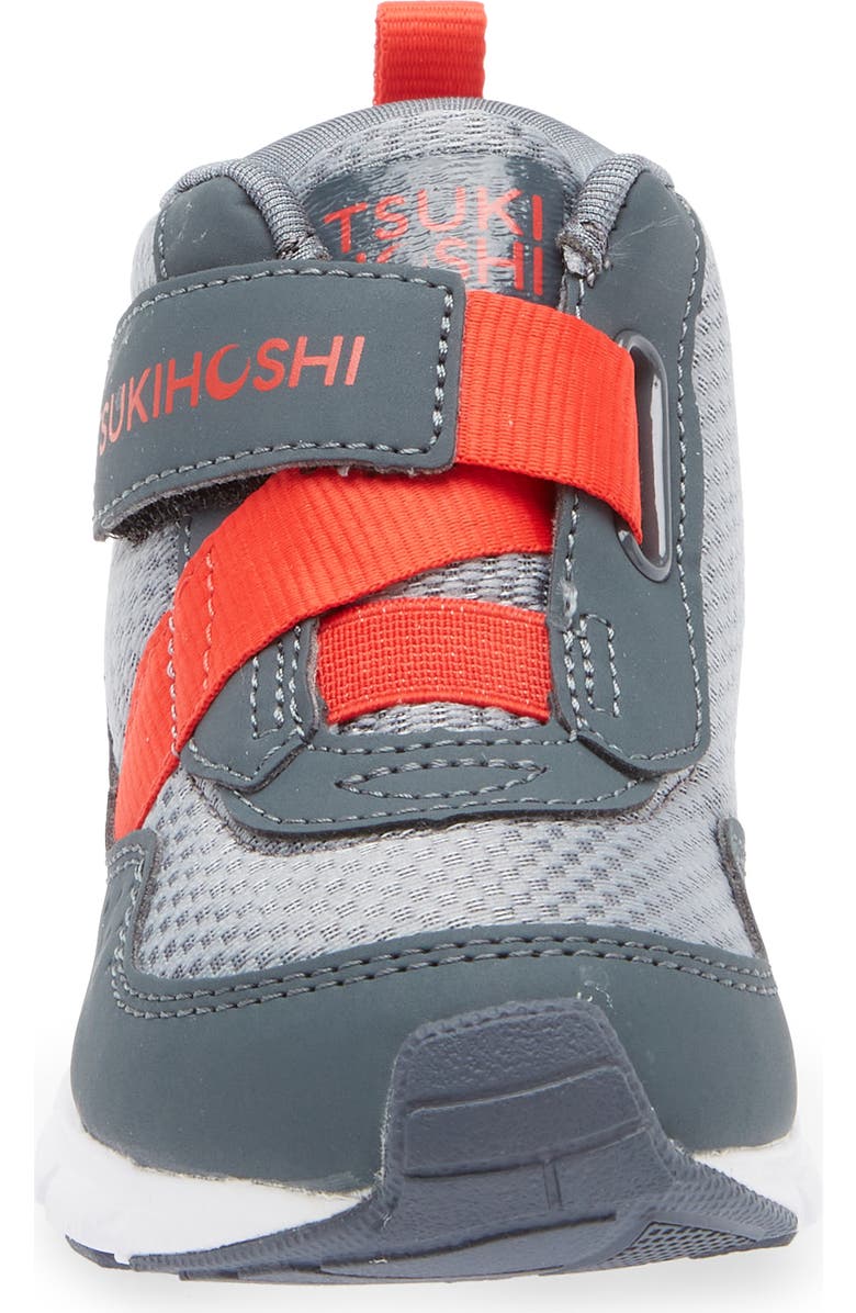 Tsukihoshi Kids' Tokyo Waterproof Sneaker, Alternate, color, Slate/ Red