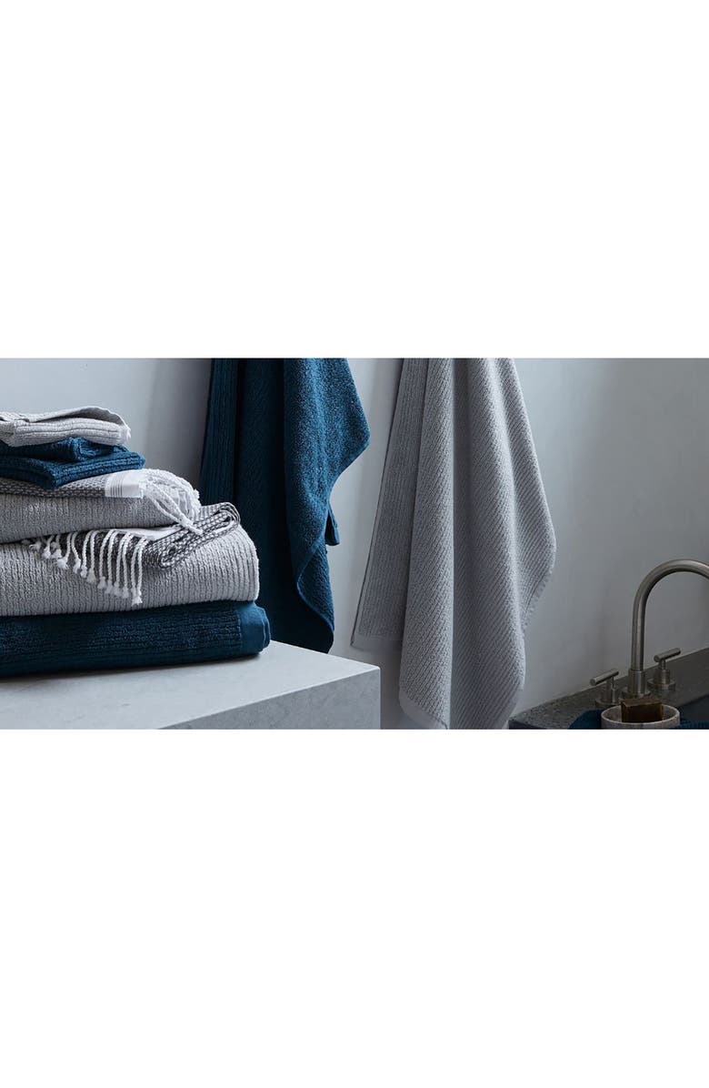 Coyuchi Temescal Organic Cotton Ribbed Bath Essentials, Alternate, color, Seal