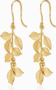 Oradina 14K Yellow Gold New Beginnings Drop Earrings