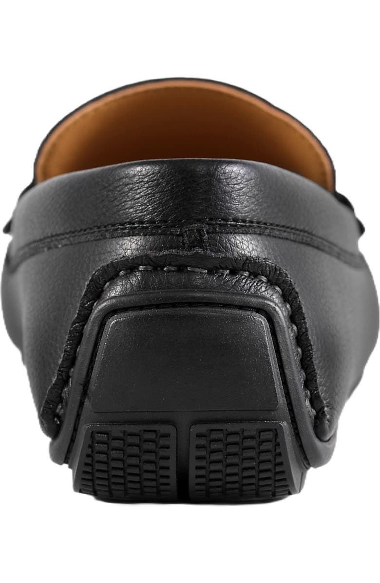 Calvin Klein Felty Moc Toe Driving Loafer, Alternate, color, Black