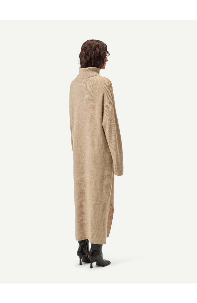 GOBI Mongolian Cashmere Cashmere Turtleneck Dress, Alternate, color,